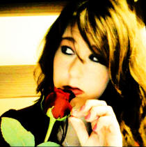 LeAnn with a rose